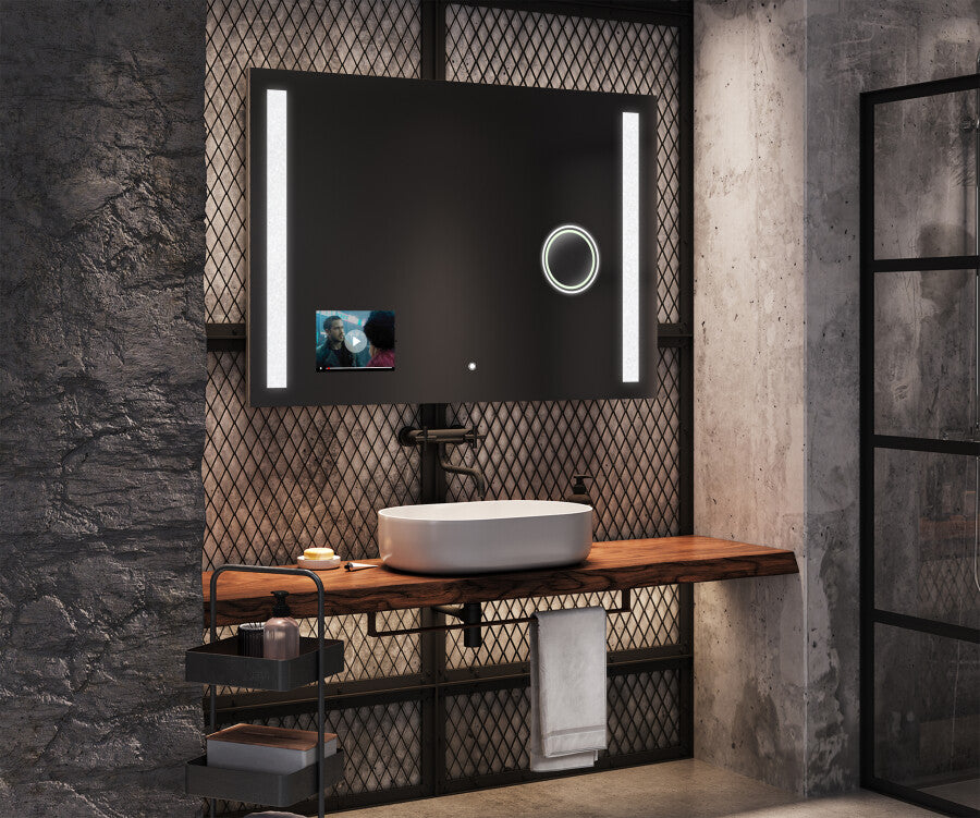 Smart Google Illuminated Bathroom Mirror LED Lighting