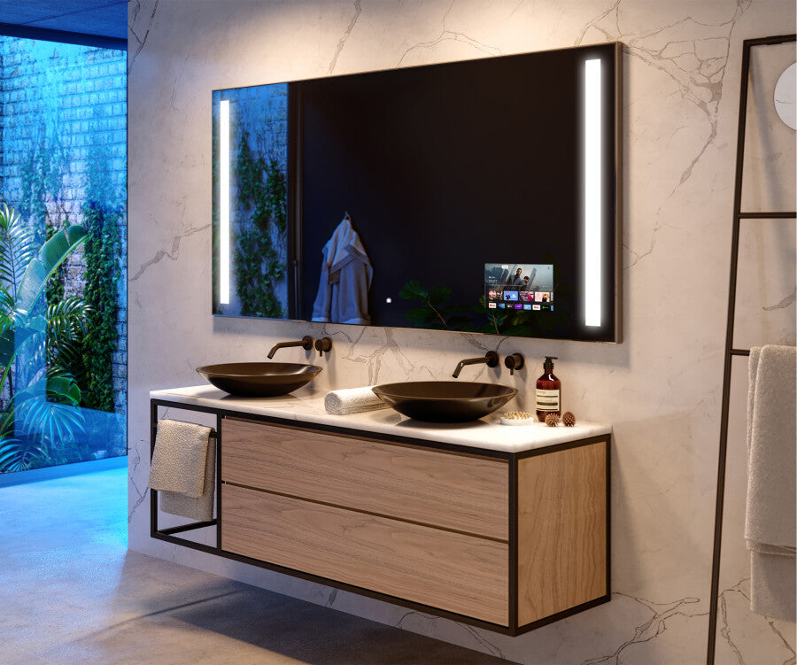 Smart Google Illuminated Bathroom Mirror LED Lighting